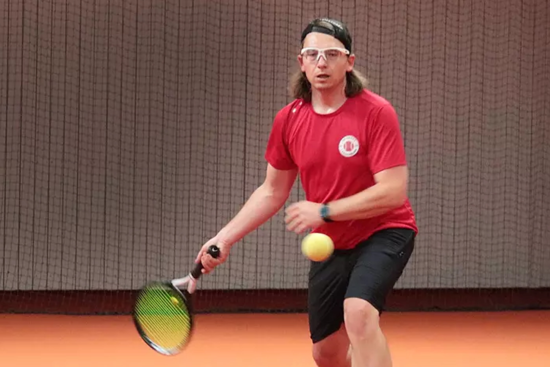 Blindentennis in der TCI Tennishalle